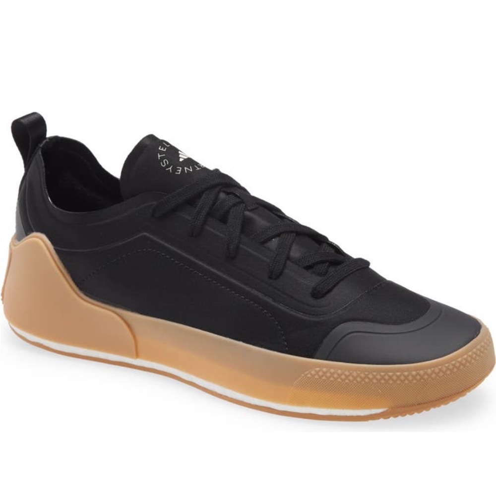 Adidas by Stella McCartney Black and Tan Sneakers